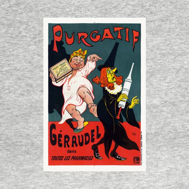 Purgatif Géraudel France Vintage Poster 1895 by vintagetreasure